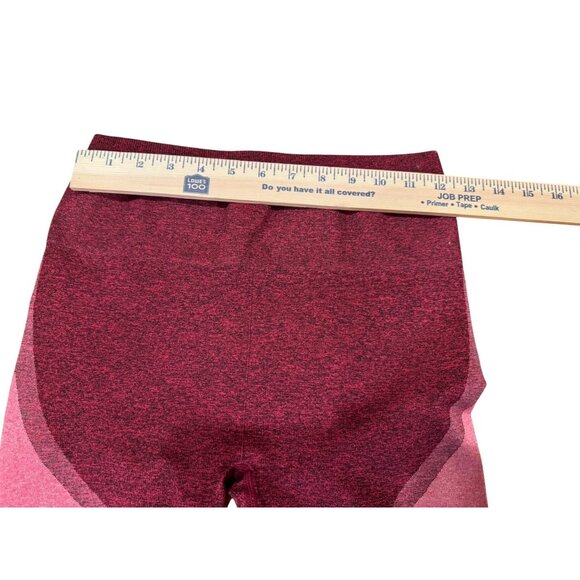 Fabletics PowerHold Seamless Two-Piece Set Pink & Burgundy Colorblock | Size M - Picture 6 of 10